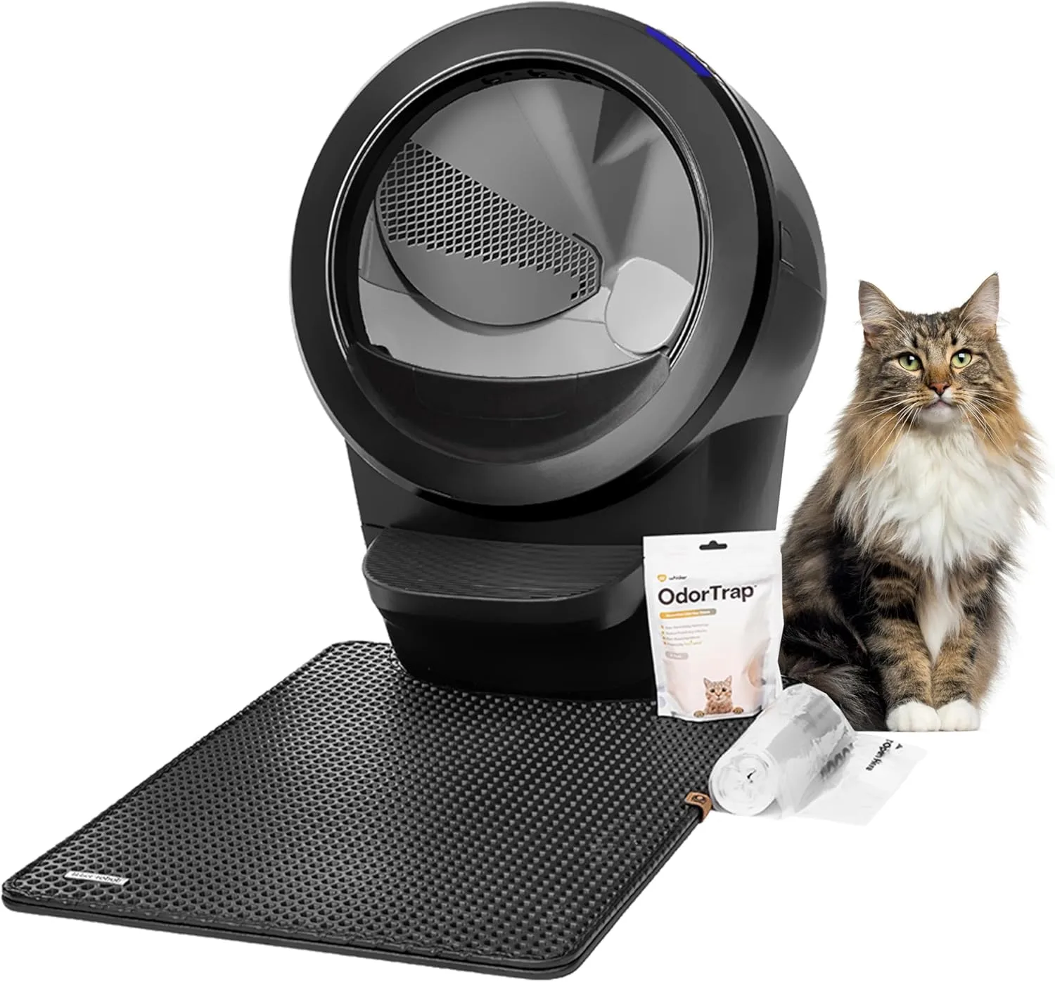Litter-Robot 4 by Whisker selbstreinigendes Katzenklo schwarz