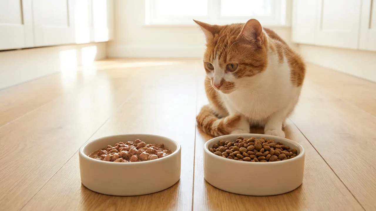 Nassfutter und Trockenfutter für Katzen im Napf-Vergleich